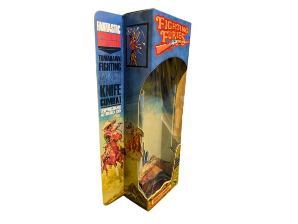 Matchbox Fighting Furies Crazy Horse Figure Repro Box Matchbox Fighting Furies Crazy Horse Figure Repro Box
