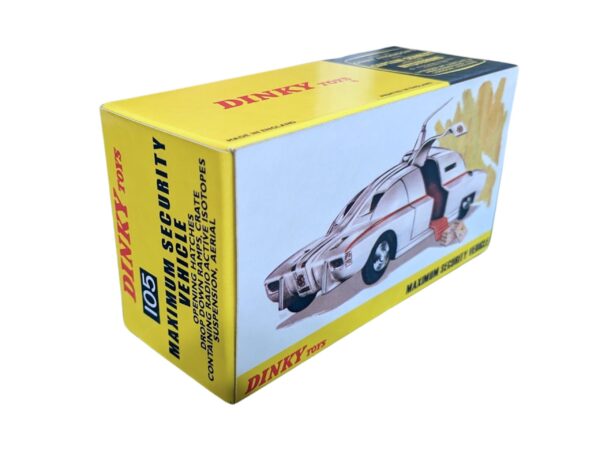 Dinky Toys 105 Captain Scarlet Maximum Security Vehicle Repro Box Dinky Toys 105 Captain Scarlet Maximum Security Vehicle Repro Box