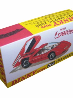 Dinky Toys 202 Fiat Arbarth Repro Box Dinky Toys 202 Fiat Arbarth Repro Box