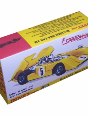 Dinky Toys 223 McClaren M8A Racing Car repro box Dinky Toys 223 McClaren M8A Racing Car repro box