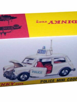 Dinky Toys 250 Police Mini Cooper repro box Dinky Toys 250 Police Mini Cooper repro box