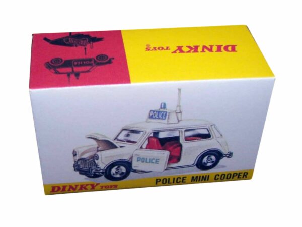 Dinky Toys 250 Police Mini Cooper repro box Dinky Toys 250 Police Mini Cooper repro box