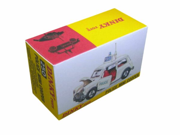 Dinky Toys 250 Police Mini Cooper repro box Dinky Toys 250 Police Mini Cooper repro box