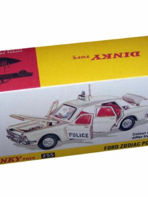 Dinky Toys 255 Ford Zodiac Police Car Repro Box Dinky Toys 255 Ford Zodiac Police Car Repro Box