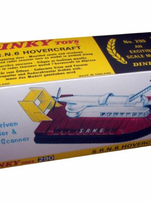 Dinky Toys 290 SRN6 Hovercraft Repro Box Dinky Toys 290 SRN6 Hovercraft Repro Box
