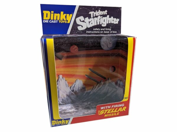 Dinky Toys 362 Trident Starfighter Repro Box Dinky Toys 362 Trident Starfighter Repro Box