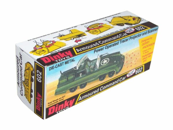 Dinky Toys 602 Armoured Command Car Repro Box Dinky Toys 602 Armoured Command Car Repro Box