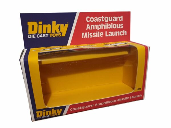 Dinky Toys 674 Coastguard Amphibious Missile Launch Repro Box Dinky Toys 674 Coastguard Amphibious Missile Launch Repro Box