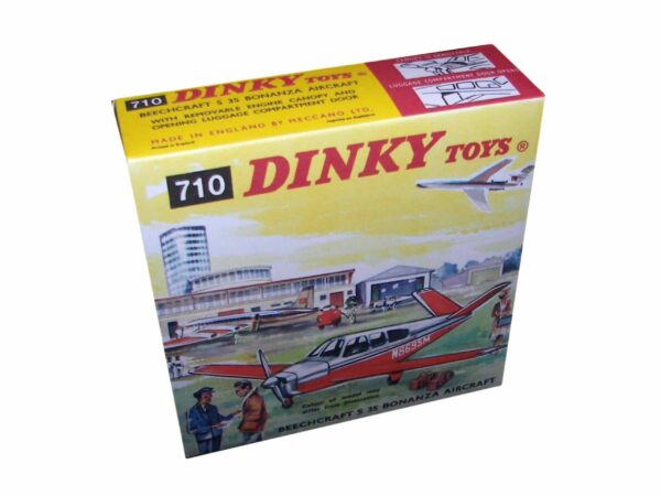 Dinky Toys 710 Beechcraft Aircraft Repro Box Dinky Toys 710 Beechcraft Aircraft Repro Box