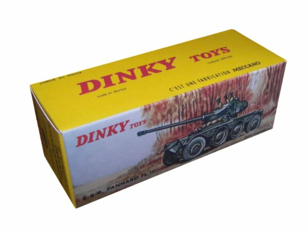 Dinky Toys 827 Panhard FL10 Armoured Car Repro Box Dinky Toys 827 Panhard FL10 Armoured Car Repro Box