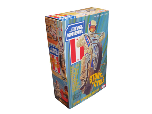 Ideal Toys Evel Knievel Stunt Cycle Reproduction Box