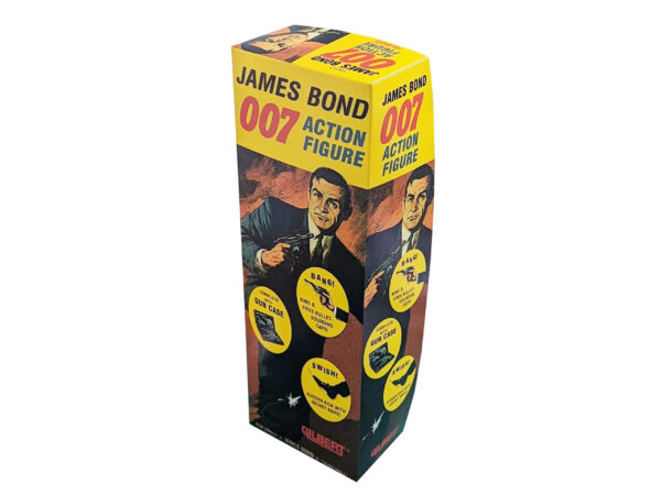 Gilbert Toys James Bond Kicking Version 12 inch Figure Repro Box Gilbert Toys James Bond Kicking Version 12 inch Figure Repro Box