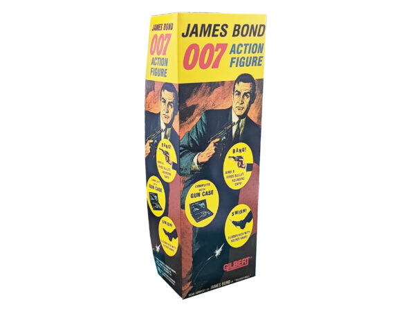 Gilbert Toys James Bond Kicking Version 12 inch Figure Repro Box Gilbert Toys James Bond Kicking Version 12 inch Figure Repro Box