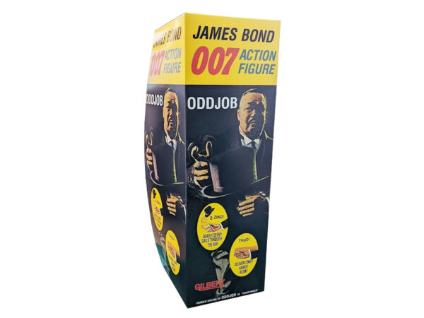 Gilbert Toys James Bond OddJob in Black Suit Figure Repro Box Gilbert Toys James Bond OddJob in Black Suit Figure Repro Box