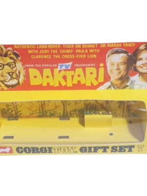 Corgi Toys Gift Set 7 Daktari Repro Box Corgi Toys Gift Set 7 Daktari Repro Box