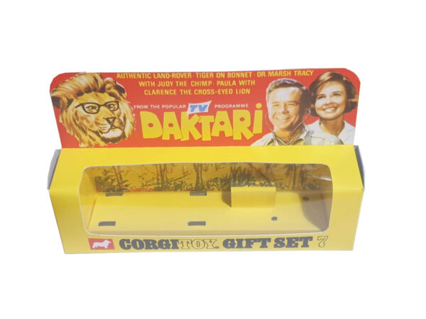 Corgi Toys Gift Set 7 Daktari Repro Box Corgi Toys Gift Set 7 Daktari Repro Box