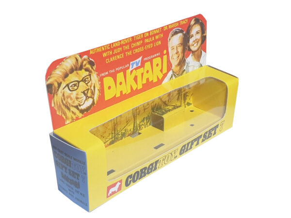 Corgi Toys Gift Set 7 Daktari Repro Box Corgi Toys Gift Set 7 Daktari Repro Box