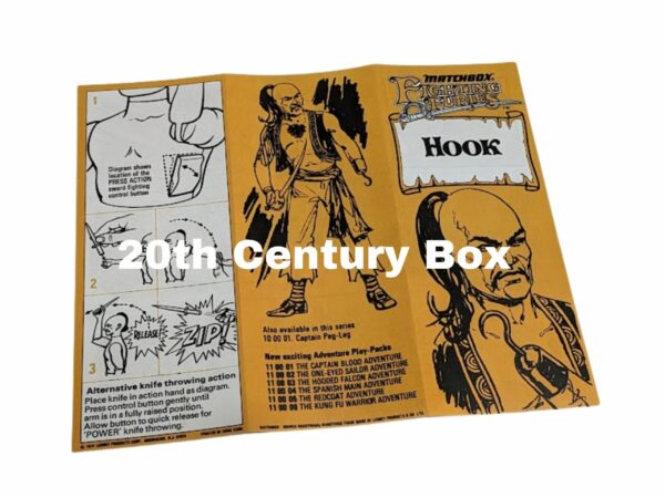 Matchbox Fighting Furies Cap’n Hook US Reproduction Instruction Sheet Matchbox Fighting Furies Cap'n Hook US Reproduction Instruction Sheet