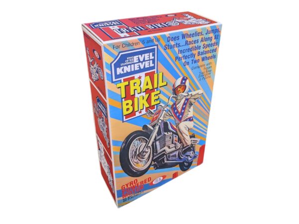 Ideal Toys Evel Knievel Trail Bike Reproduction Box