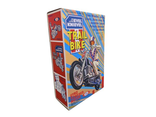 Ideal Toys Evel Knievel Trail Bike Reproduction Box