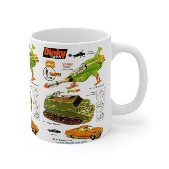 UFO TV Series Dinky Trio Shado mobile… Dinky Interceptor… Dinky Strakers Car Gift Mug UFO TV Series Dinky Trio Shado mobile... Dinky Interceptor... Dinky Strakers Car Gift Mug