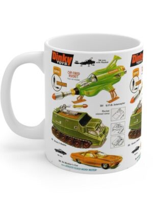 UFO TV Series Dinky Trio Shado mobile… Dinky Interceptor… Dinky Strakers Car Gift Mug UFO TV Series Dinky Trio Shado mobile... Dinky Interceptor... Dinky Strakers Car Gift Mug