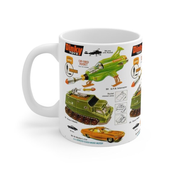 UFO TV Series Dinky Trio Shado mobile… Dinky Interceptor… Dinky Strakers Car Gift Mug UFO TV Series Dinky Trio Shado mobile... Dinky Interceptor... Dinky Strakers Car Gift Mug