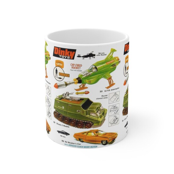 UFO TV Series Dinky Trio Shado mobile… Dinky Interceptor… Dinky Strakers Car Gift Mug UFO TV Series Dinky Trio Shado mobile... Dinky Interceptor... Dinky Strakers Car Gift Mug