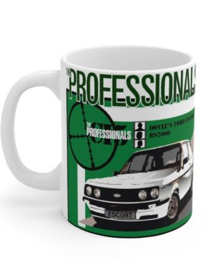 The Professionals (TV series) Ford Escort RS2000 1980s Retro Gift Mug The Professionals (TV series) Ford Escort RS2000 1980s Retro Gift Mug