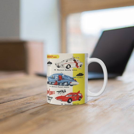 Captain Scarlet Terrific Trio Dinky Toy Advert Retro Gift Mug Captain Scarlet Terrific Trio Dinky Toy Advert Retro Gift Mug