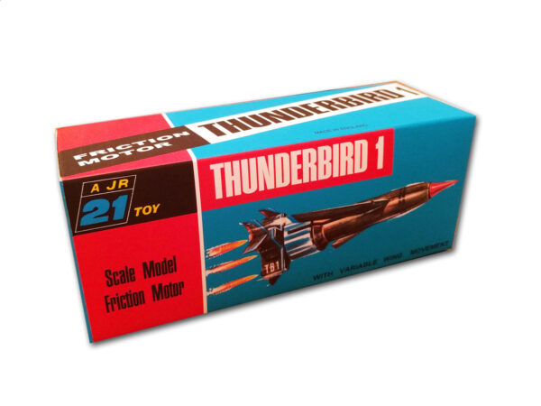 J. Rosenthal JR21 Thunderbird 1 Friction Vehicle Repro Box