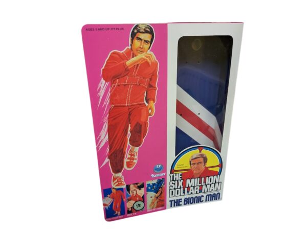 Kenner Six Million Dollar Man Figure Repro Box Kenner Six Million Dollar Man Figure Repro Box