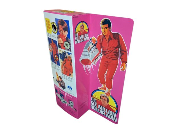 Kenner Six Million Dollar Man Figure Repro Box Kenner Six Million Dollar Man Figure Repro Box