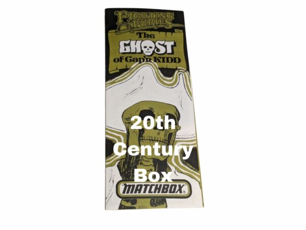 Matchbox Fighting Furies The Ghost of Cap'n KIDD UK Reproduction Instruction Sheet