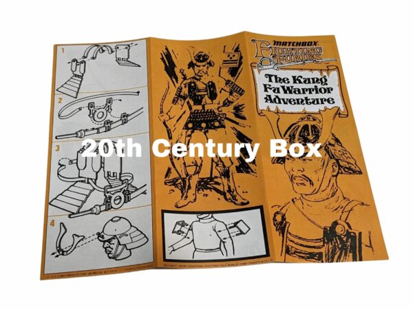 Matchbox Fighting Furies The Kung Fu Warrior Adventure US Reproduction Instruction Sheet Matchbox Fighting Furies The Kung Fu Warrior Adventure US Reproduction Instruction Sheet