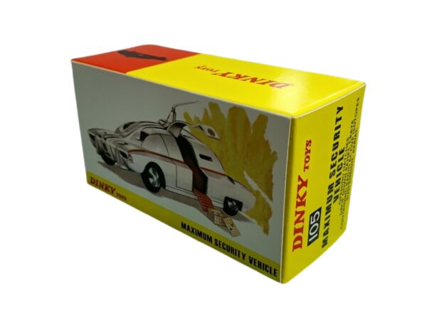Dinky Toys 105 Captain Scarlet Maximum Security Vehicle Repro Box Dinky Toys 105 Captain Scarlet Maximum Security Vehicle Repro Box