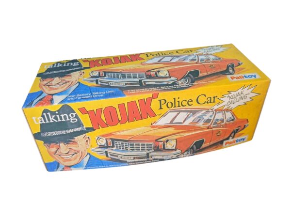 Palitoy Talking Kojak Police Car Repro Box Palitoy Talking Kojak Police Car Repro Box
