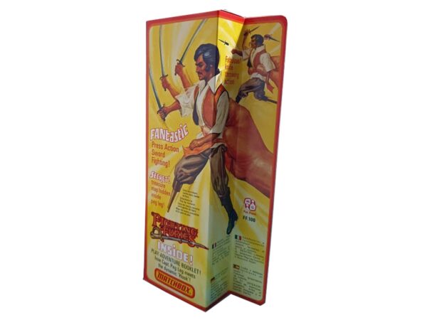 Matchbox Fighting Furies Cap’n Peg Leg Figure Repro Box 2nd Version Matchbox Fighting Furies Cap'n Peg Leg Figure Repro Box 2nd Version