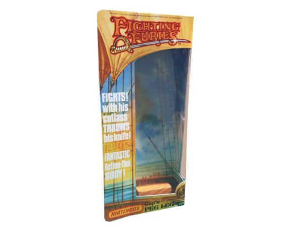 Matchbox Fighting Furies Cap'n Peg Leg Figure Repro Box