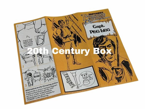 Matchbox Fighting Furies Cap’n Peg Leg Accessory Set Matchbox Fighting Furies Cap'n Peg Leg Accessory Set