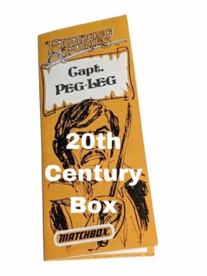 Matchbox Fighting Furies Cap’n Peg Leg UK Reproduction Instruction Sheet Matchbox Fighting Furies Cap'n Peg Leg UK Reproduction Instruction Sheet