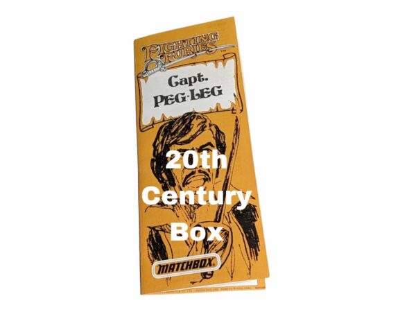 Matchbox Fighting Furies Cap’n Peg Leg UK Reproduction Instruction Sheet Matchbox Fighting Furies Cap'n Peg Leg UK Reproduction Instruction Sheet