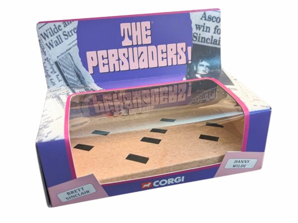 Corgi Toys Persuaders! Aston Martin DBS and Ferrari Dino 246GT Code 3 Reproduction Box