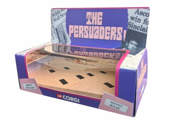 Corgi Toys Persuaders! Aston Martin DBS and Ferrari Dino 246GT Code 3 Reproduction Box