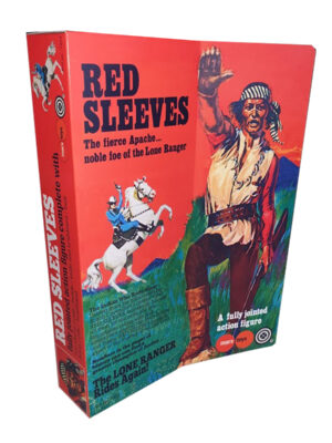 Marx Toys Red Sleeves Figure Repro Box Marx Toys Red Sleeves Figure Repro Box
