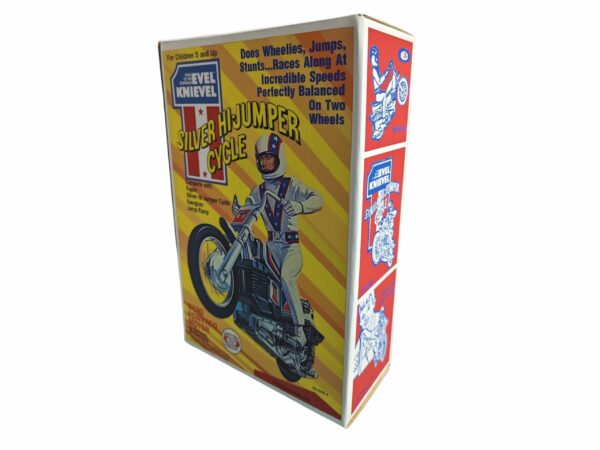 Ideal Toys Evel Knievel Silver High Jumper Reproduction Box Ideal Toys Evel Knievel Silver High Jumper Reproduction Box