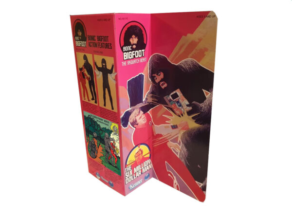 Kenner Six Million Dollar Man Bigfoot Figure Reproduction Box Kenner Six Million Dollar Man Bigfoot Figure Reproduction Box