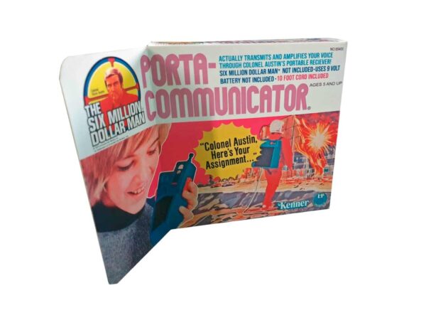 Kenner Six Million Dollar Man Porta-Communicator Reproduction Box Kenner Six Million Dollar Man Porta-Communicator Reproduction Box