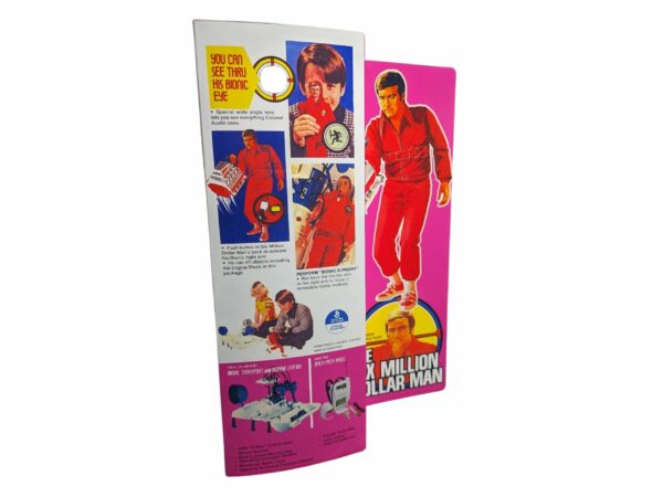 Kenner Six Million Dollar Man Figure Repro Box Kenner Six Million Dollar Man Figure Repro Box