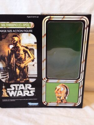 Star Wars 12 Inch See-Threepio C-3PO Reproduction Box and Inserts Star Wars 12 Inch See-Threepio C-3PO Reproduction Box and Inserts